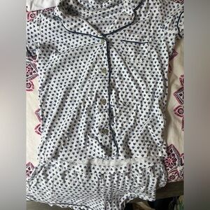 Roller Rabbit Blue Heart PJs